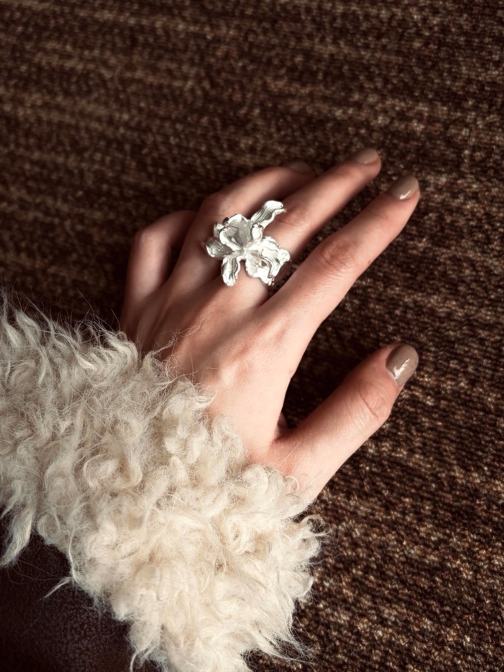 Floral Statement Handmade Ring - Picture 7 of 11